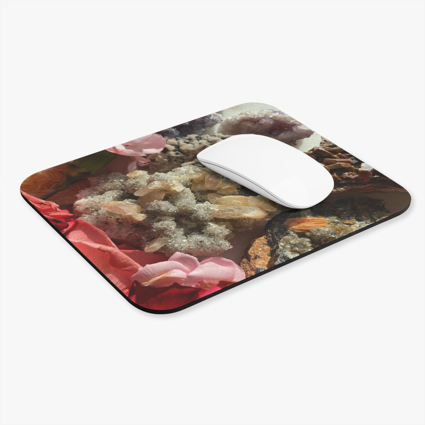 Crystal & Floral Mouse Pad