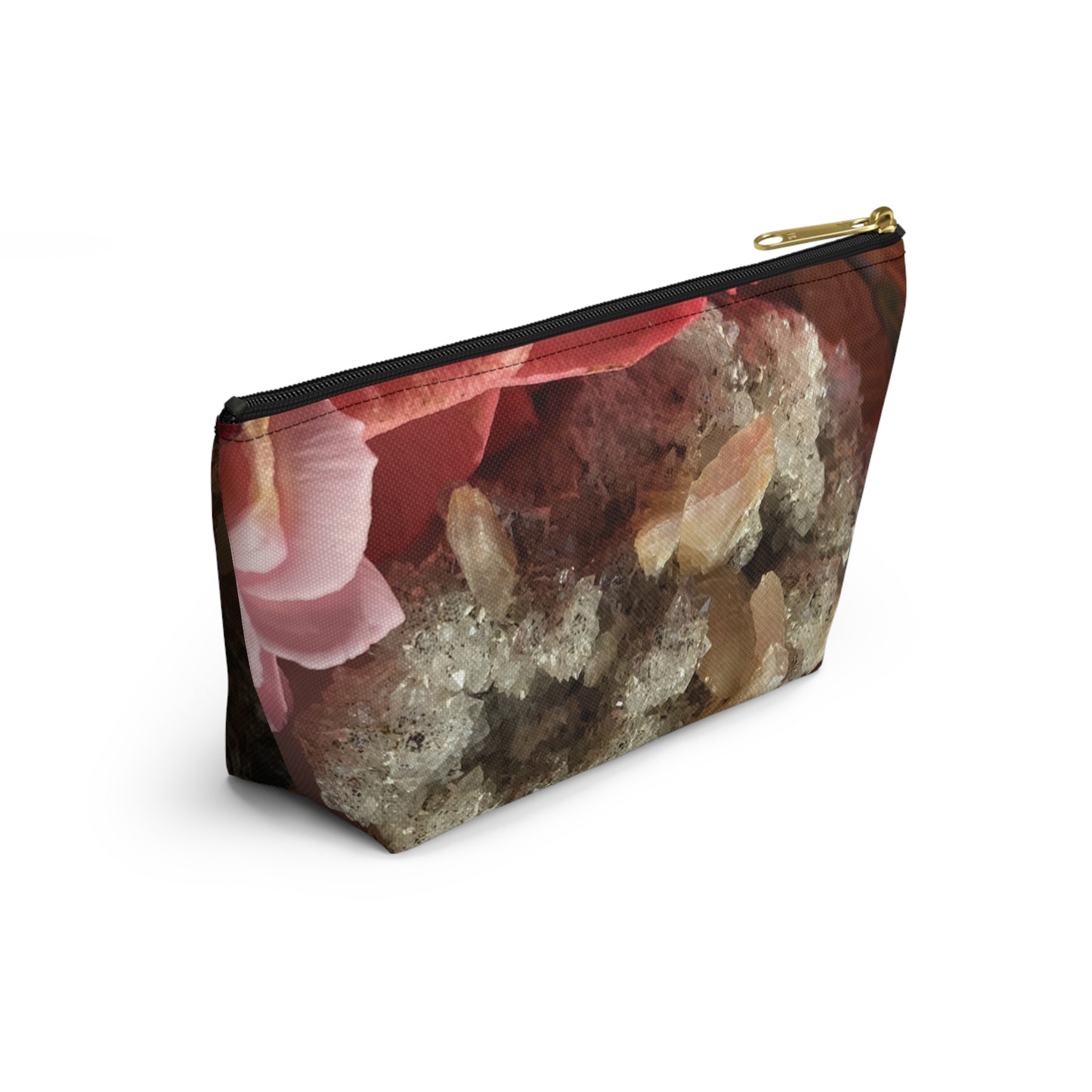 Crystal & Floral Alchemy Accessory Pouch w T-bottom