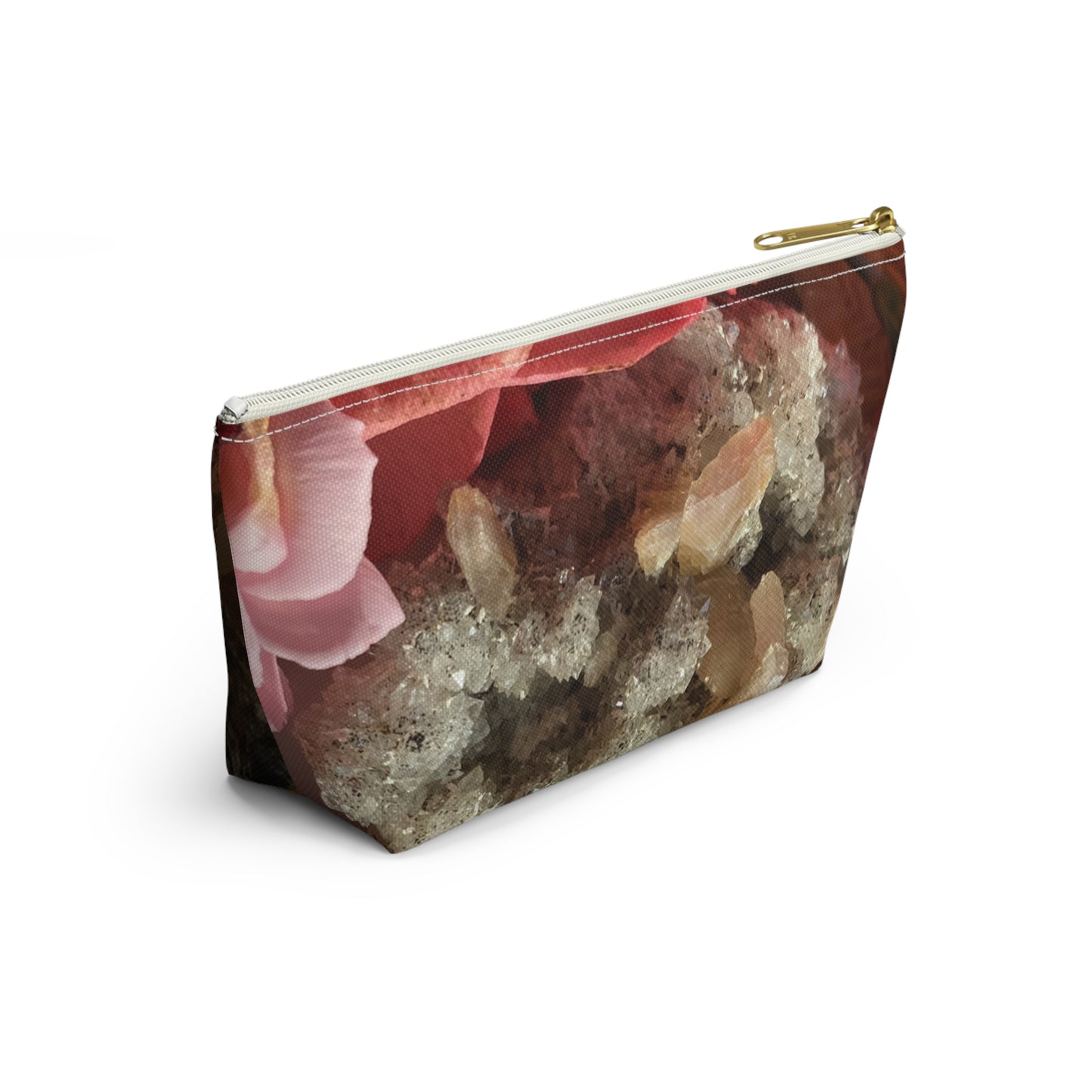 Crystal & Floral Alchemy Accessory Pouch w T-bottom