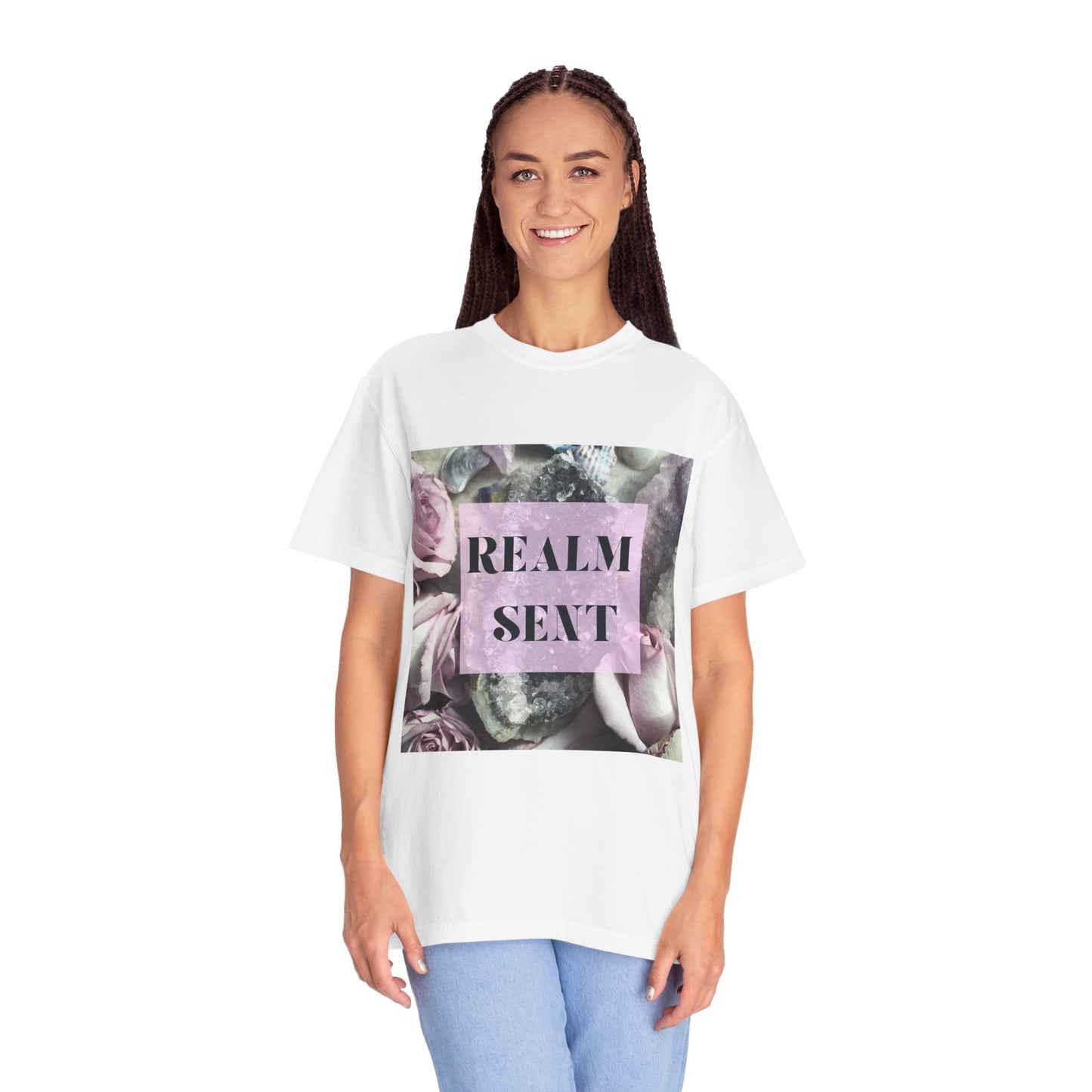 'Realm Sent' Rose & Crystal T-shirt