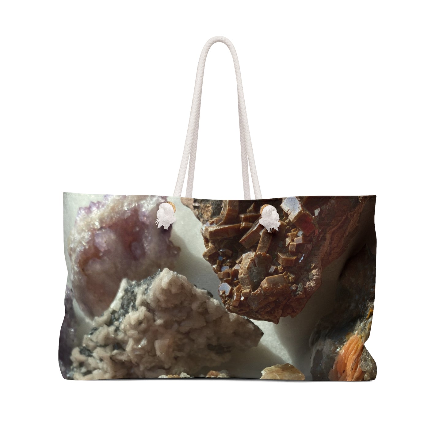 Crystal & Floral Pink Tote Bag