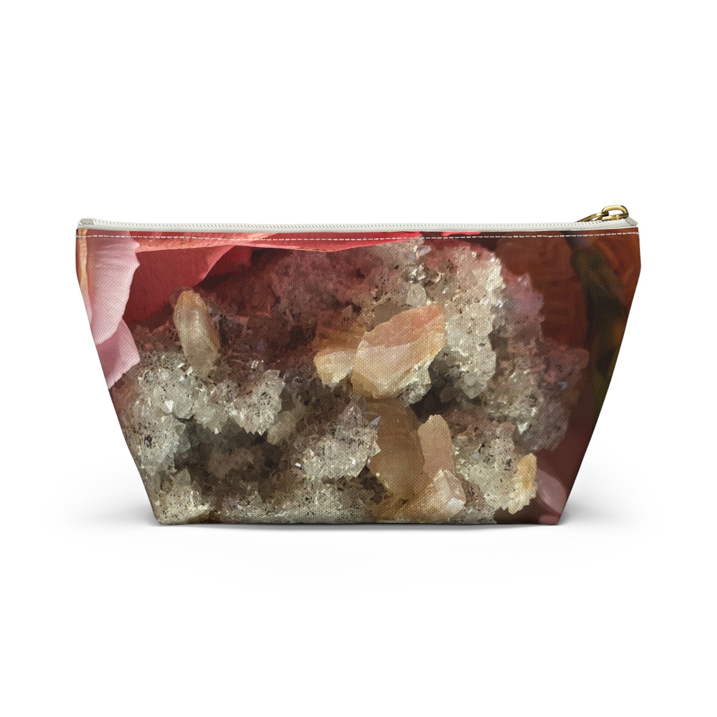 Crystal & Floral Alchemy Accessory Pouch w T-bottom