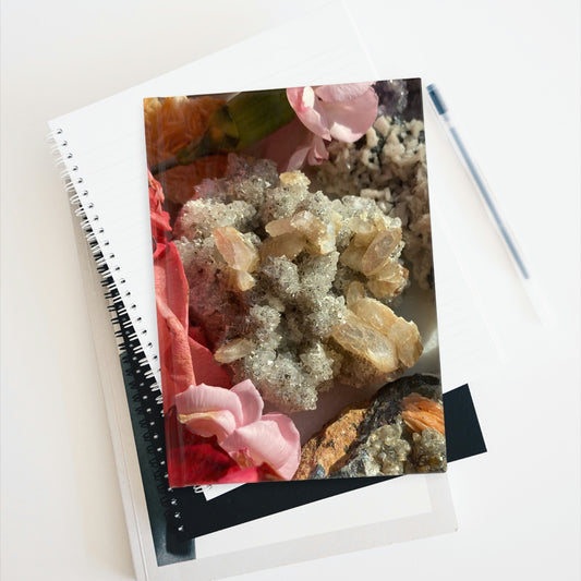 Crystal & Floral Imagery Journal - Ruled Line