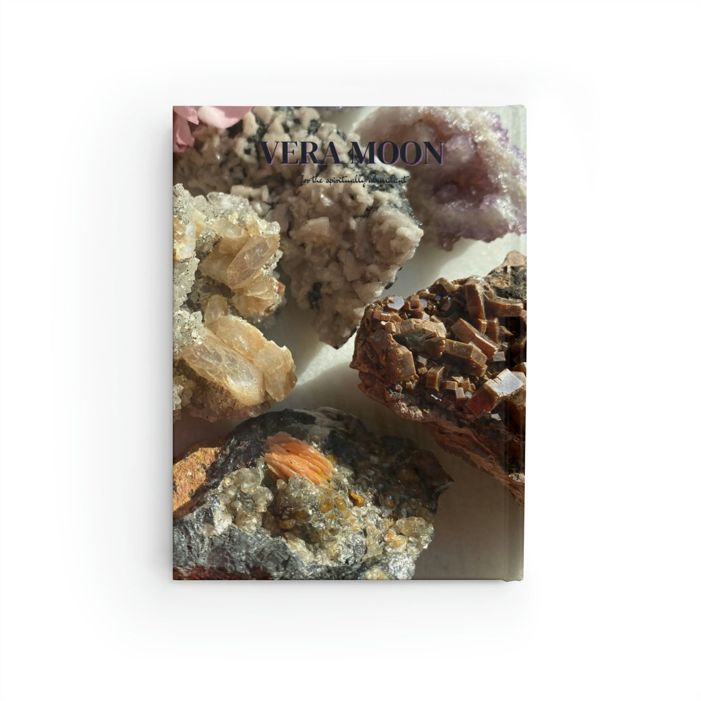 Crystal & Floral Imagery Journal - Ruled Line